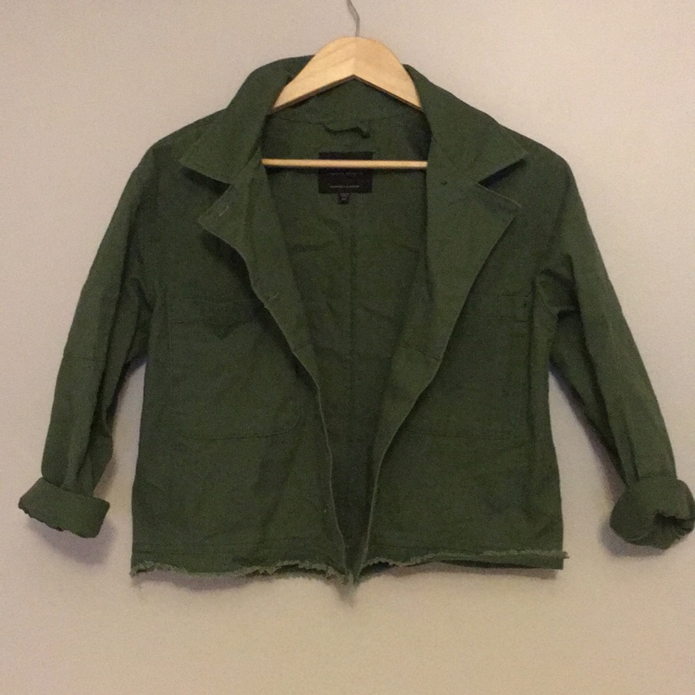 Sanctuary Green Denim Jacket